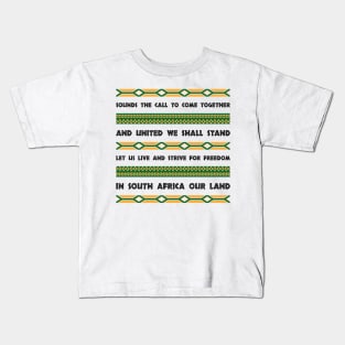 South Africa national anthem Kids T-Shirt